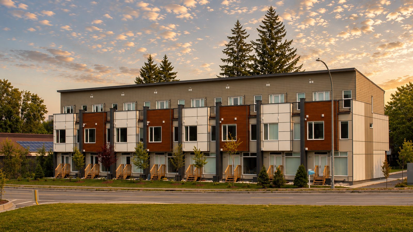 Algonquin Place building exterior on Amaya Private