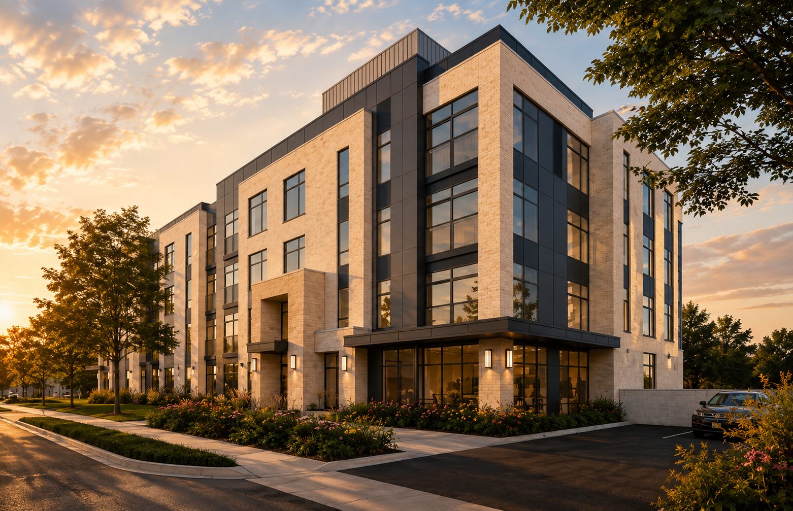 Stirling Place Apartments building exterior